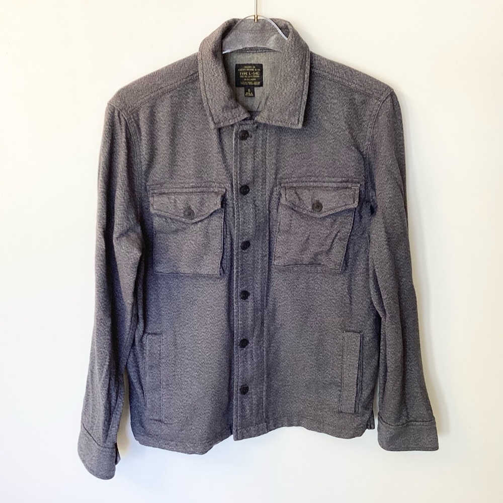 Lucky Brand Cotton Shirt Jacket Shacket - Black - S